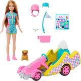 Mattel Barbie Family & Friends Stacie Go-Kart, Puppe 