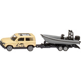 SIKU BLISTER Land Rover Defender "Safari" mit Boot, Modellfahrzeug 