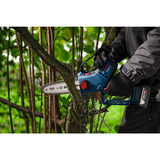 Bosch Akku-Astsäge GKE 18V-20 Prodessional solo, 18Volt, Kettensäge blau, ohne Akku und Ladegerät