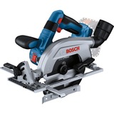 Bosch Akku-Handkreissäge GKS 18V-57-2 Professional solo blau/schwarz, ohne Akku und Ladegerät, in L-BOXX