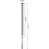 Bosch EXPERT Hammerbohrer SDS-max-8X, Ø 24mm Arbeitslänge 400mm
