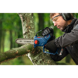 Bosch Professional Akku-Astsäge GKE 18V-20 Prodessional solo, 18Volt, Kettensäge blau, ohne Akku und Ladegerät