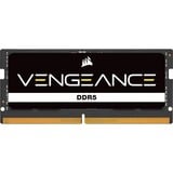 Corsair SO-DIMM 16 GB DDR5-4800  , Arbeitsspeicher schwarz, CMSX16GX5M1A4800C40, Vengeance