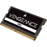 Corsair SO-DIMM 16 GB DDR5-4800  , Arbeitsspeicher schwarz, CMSX16GX5M1A4800C40, Vengeance