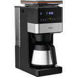 Krups Grind Aroma XL KT8428 mit Mahlwerk, Filtermaschine schwarz/edelstahl, Thermokanne