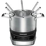 Rommelsbacher Elektro Fondue Set F 1200 edelstahl/schwarz, 1.200 Watt, Topf 2,5 Liter