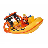 Simba Feuerwehrmann Sam Neptune Boot mit Figur, Spielfahrzeug 