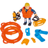 Simba Feuerwehrmann Sam Neptune Boot mit Figur, Spielfahrzeug 