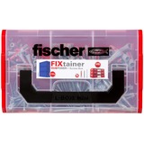 fischer FixTainer-DuoPower + Schraube NV, Dübel hellgrau/rot, mit Schrauben, 210-teilig