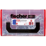 fischer FixTainer DuoPower + Schraube NV, Dübel hellgrau/rot, 210-teilig, mit Schrauben