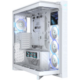 ASUS ROG Cronox GR801 CURVE TG ARGB White Edition, Tower-Gehäuse weiß, Panorama-Glas Design