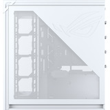 ASUS ROG Cronox GR801 CURVE TG ARGB White Edition, Tower-Gehäuse weiß, Panorama-Glas Design