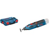 Bosch Akku-Rotationswerkzeug GRO 12V-35 Professional, Multifunktions-Werkzeug blau/schwarz, 2x Li-Ionen-Akku 2,0 Ah, L-BOXX