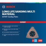 Bosch Expert Carbide Schleifplatte MAVZ 116 RT10 MultiMaterial, Ø 116mm, Schleifscheibe Starlock Max, K100