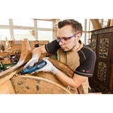 Bosch Professional Akku-Rotationswerkzeug GRO 12V-35 Professional, Multifunktions-Werkzeug blau/schwarz, 2x Li-Ionen-Akku 2,0 Ah, L-BOXX