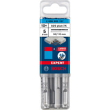 Bosch Professional EXPERT Hammerbohrer SDS-plus-7X, Ø 5mm, 10 Stück Arbeitslänge 50mm