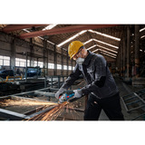 Bosch Professional X-LOCK Akku-Winkelschleifer GWX 18V-8 Professional solo, 18Volt blau/schwarz, ohne Akku und Ladegerät, Ø 125mm, in L-BOXX
