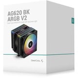 DeepCool AG620 BK ARGB V2, CPU-Kühler schwarz, 120 mm