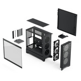 Fractal Design Pop 2 Air Black TG RGB, Tower-Gehäuse schwarz, Tempered Glass
