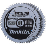 Makita Kreissägeblatt EFFICUT B-57336-2, Ø 165mm, 56Z 2 Stück, Bohrung 20mm, für Akku-Sägen