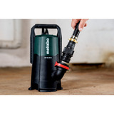 Metabo SP 150-35 S (601795000) Schmutzwasser-Tauchpumpe, Tauch- / Druckpumpe schwarz/grün, 510 Watt