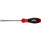 Wiha Schraubendreher-Bithalter SoftFinish 1/4" schwarz/rot, magnetisch