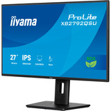 iiyama ProLite XB2792QSU-B1, LED-Monitor 68.6 cm (27 Zoll), schwarz (matt), QHD, IPS, HDMI, DP, USB-Hub, 120Hz Panel