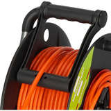 Brennenstuhl Garant G Bretec IP44 Gartenkabeltrommel, 1 Anschluss schwarz/orange, 38 + 2 Meter