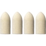 Dremel Polierspitze Ø 10 mm (422), Polierscheibe 4 Stück, Schaft Ø 3,2mm