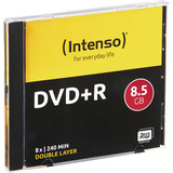 Intenso DVD+R DL 8,5 GB, DVD-Rohlinge 8-fach, 5 Stück