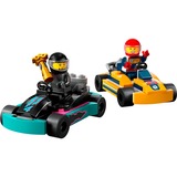 LEGO 60400 City Go-Karts mit Rennfahrern, Konstruktionsspielzeug 