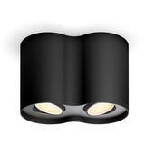 Philips Hue White Ambiance Pillar Doppelspot, LED-Leuchte schwarz, inkl. Dimmschalter