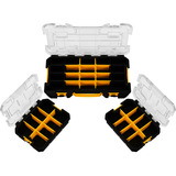 Stanley Organiser Set PRO-STACK Organiser Set, Werkzeugkiste schwarz/transparent, 3-teilig