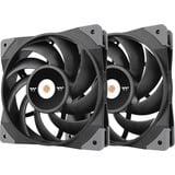 Thermaltake TOUGHFAN 14 High Static Pressure Fan 140x140x25, Gehäuselüfter schwarz, 2er Pack