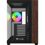 Thermaltake View 380 WS ARGB , Tower-Gehäuse schwarz/holz, Tempered Glass x 2, Holz-Struktur