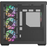 Thermaltake View 380 WS ARGB , Tower-Gehäuse schwarz/holz, Tempered Glass x 2, Holz-Struktur