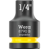 Wera 9608 Nuss-Magnetleiste B Impaktor Imperial 1 Steckschlüsseleinsatz-Satz 3/8" schwarz/grün, 9‑teilig, zöllig, für Schlagschrauber