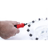 Wiha Drehmoment-Schraubendreher Set easyTorque, 13-teilig schwarz/rot, mit Werkbankständer