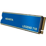 ADATA LEGEND 710 2 TB, SSD blau/gold, PCIe 3.0 x4, NVMe 1.4, M.2 2280