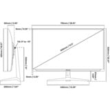Arozzi Nova 32T2K180, Gaming-Monitor 80 cm (31.5 Zoll), pink, QHD, IPS, HDMI, DP, Lautsprecher, 180Hz Panel
