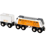 BRIO Große Frachtlok mit Waggon, Spielfahrzeug orange/weiß, Special Edition 2022