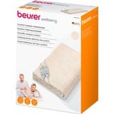 Beurer UB 86 Teddy Double , Wärmeunterbett creme, 150 x160 cm (2 Personen)