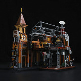 Lumibricks Steampunk-Bahnhof, Konstruktionsspielzeug 