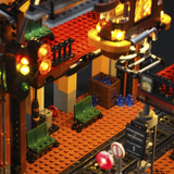 Lumibricks Steampunk-Bahnhof, Konstruktionsspielzeug 