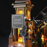 Lumibricks Steampunk-Bahnhof, Konstruktionsspielzeug 