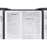 Samsung RS64DG5303B1EF, Side-by-Side edelstahl (dunkel)/silber, AI Energy Mode, All-round Cooling, Wassertank