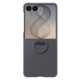 Samsung Silicone Ring Magnet Case, Handyhülle graphit, für Galaxy Z Flip8