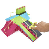 Spin Master Tech Deck - Neon Mega Park, Spielfahrzeug mit zwei Fingerboards, X-Connect