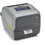 Zebra ZD621t, Etikettendrucker grau/anthrazit, Thermotransferdruck, 203 dpi, USB, RS232, LAN, Bluetooth (BLE), Display, RTC