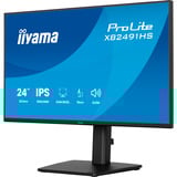 iiyama ProLite XB2491HS-B1, LED-Monitor 60.5 cm (23.8 Zoll), schwarz (matt), FullHD, IPS, HDMI, DP, ergonomischer Standfuß, 120Hz Panel